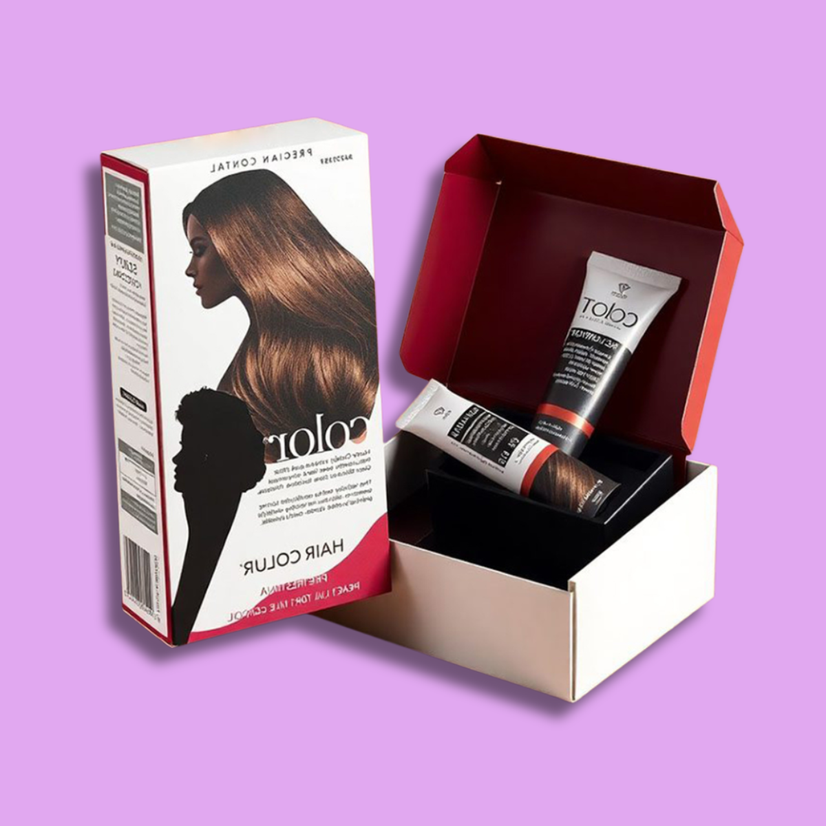 Custom Hair Color Boxes